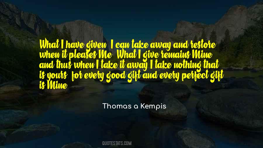 Quotes About God's Gifts #151651