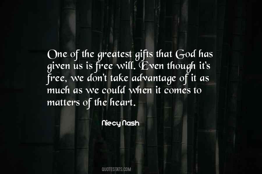 Quotes About God's Gifts #766826