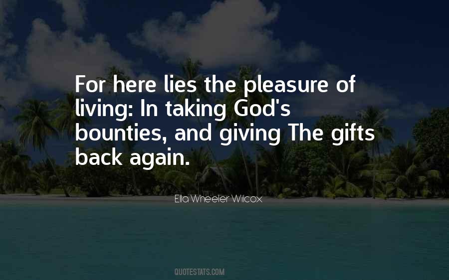 Quotes About God's Gifts #903732