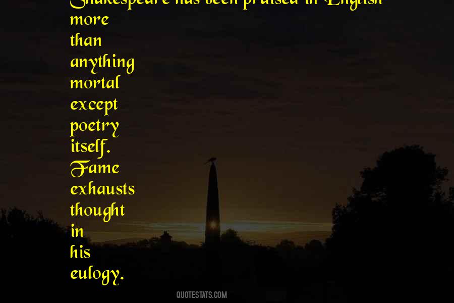 Quotes About Poetry By Shakespeare #552248