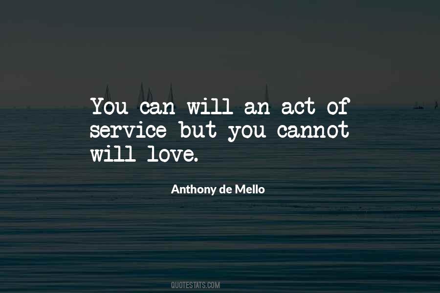 Quotes About Acts Of Service #135927