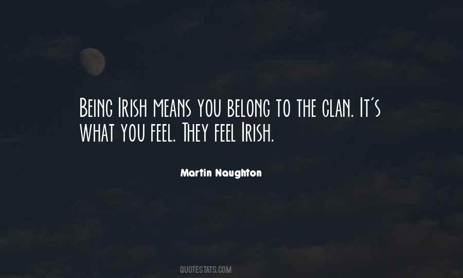 Irish Clan Sayings #347643