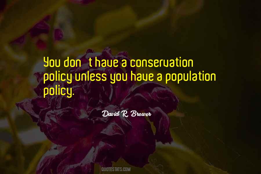 Quotes About Conservation #1301279