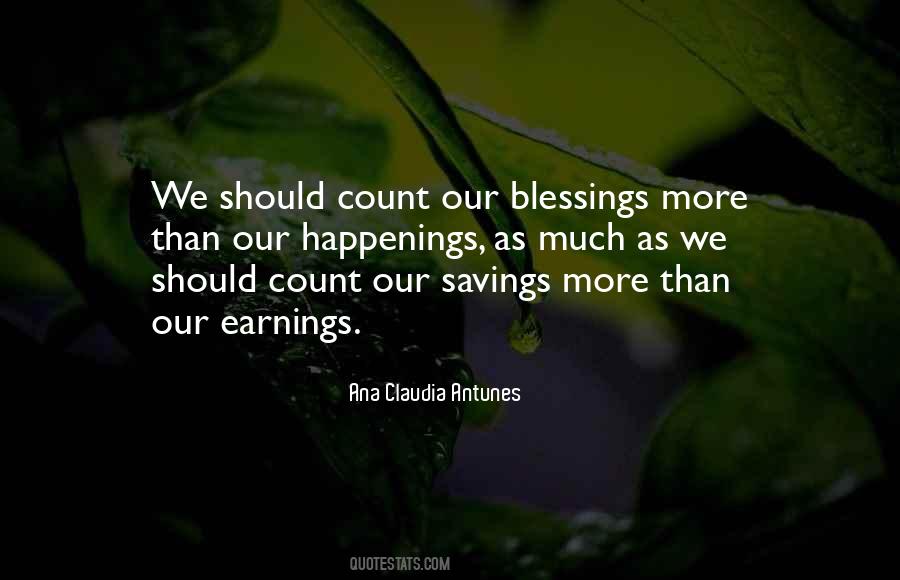 Count Blessings Sayings #1060845