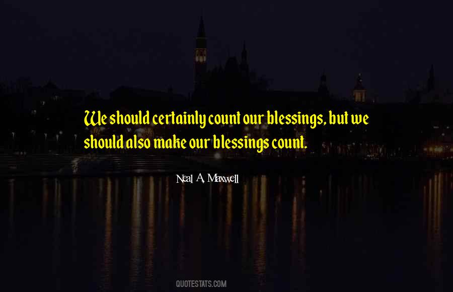 Count Blessings Sayings #1287878