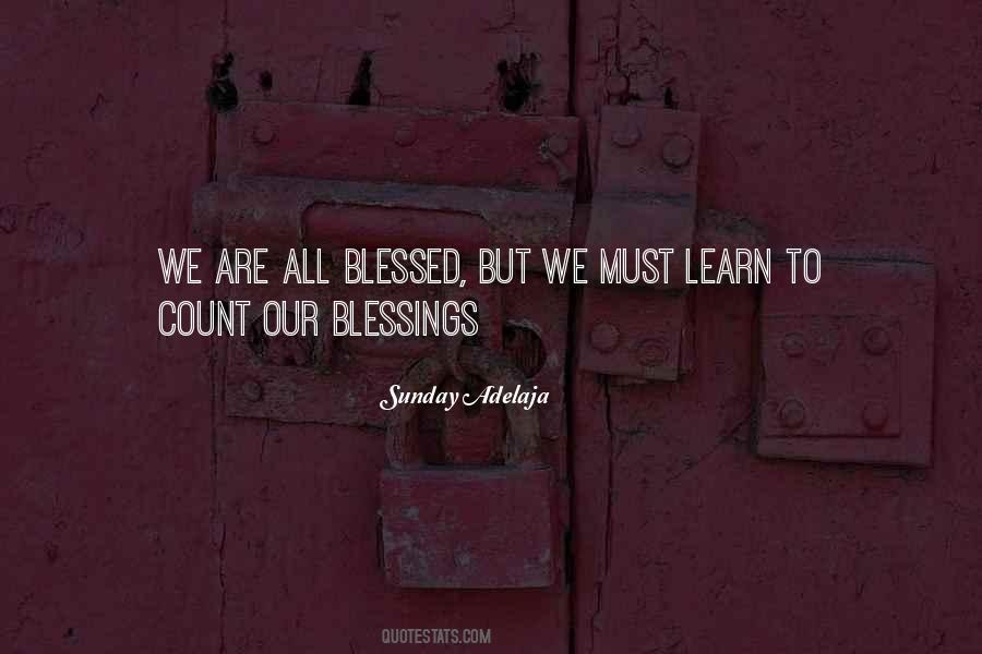 Count Blessings Sayings #704063