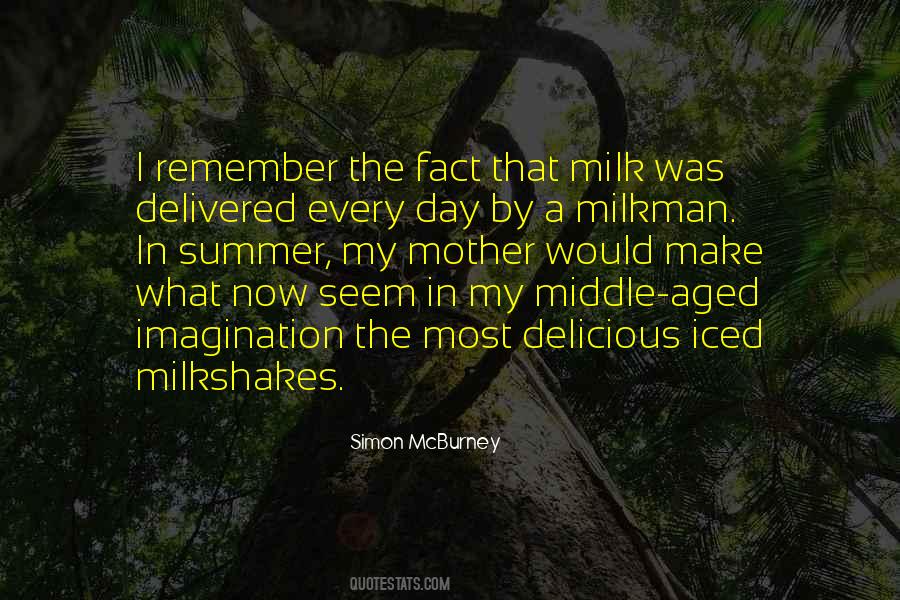 Quotes About Milkshakes #256391