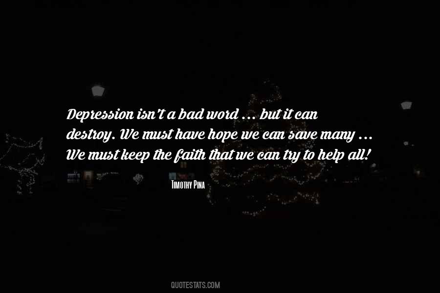 Depression Inspirational Sayings #215133