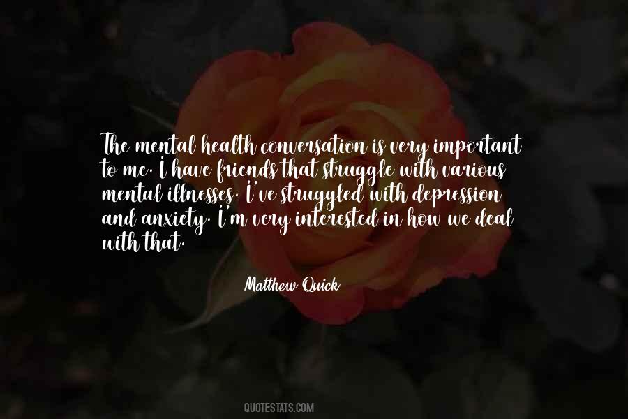 Depression Anxiety Sayings #125512