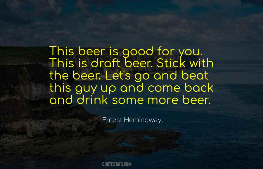 Drink Beer Sayings #77463