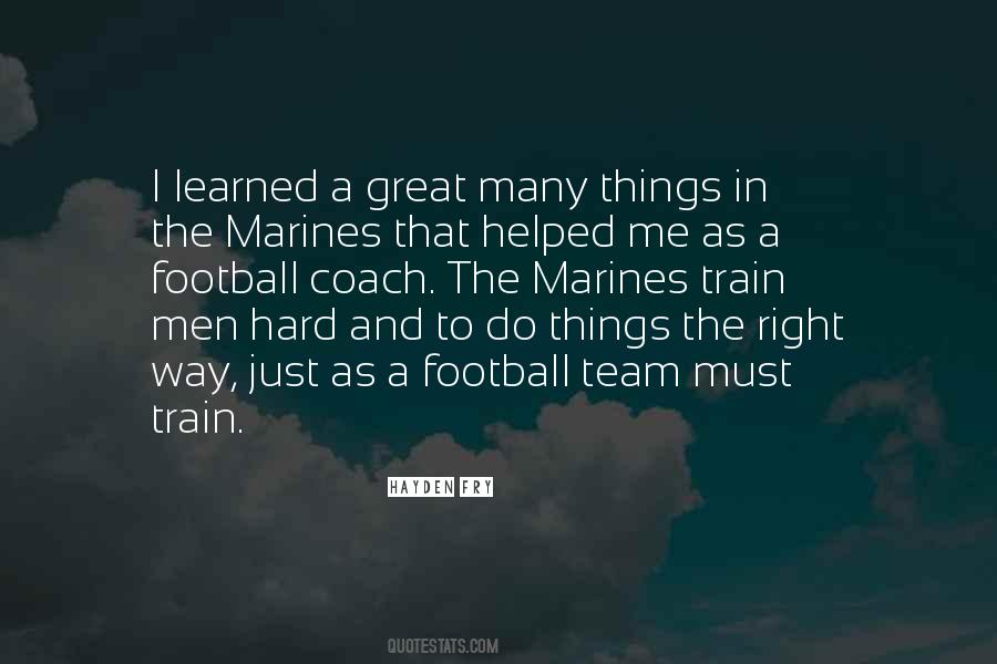 Quotes About A Football Coach #1142217
