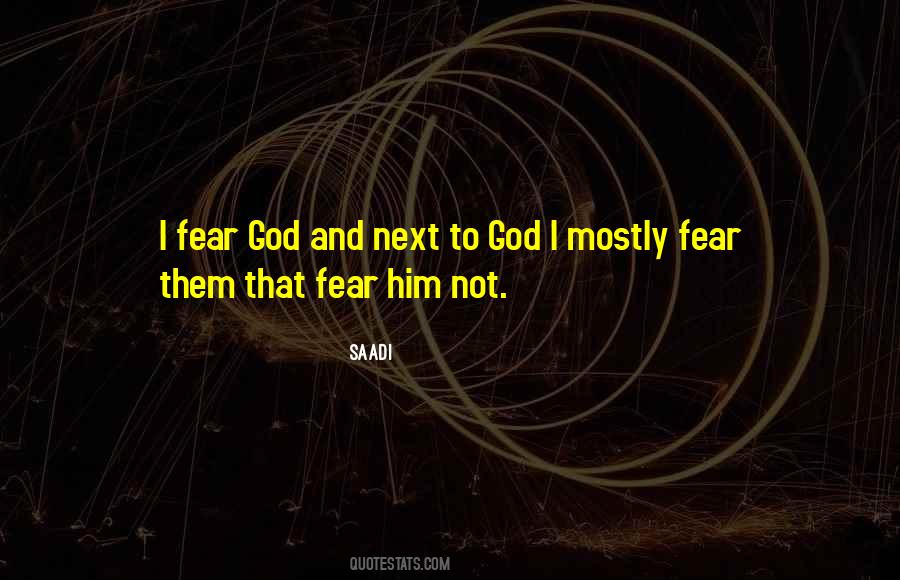 Fear God Sayings #1652921