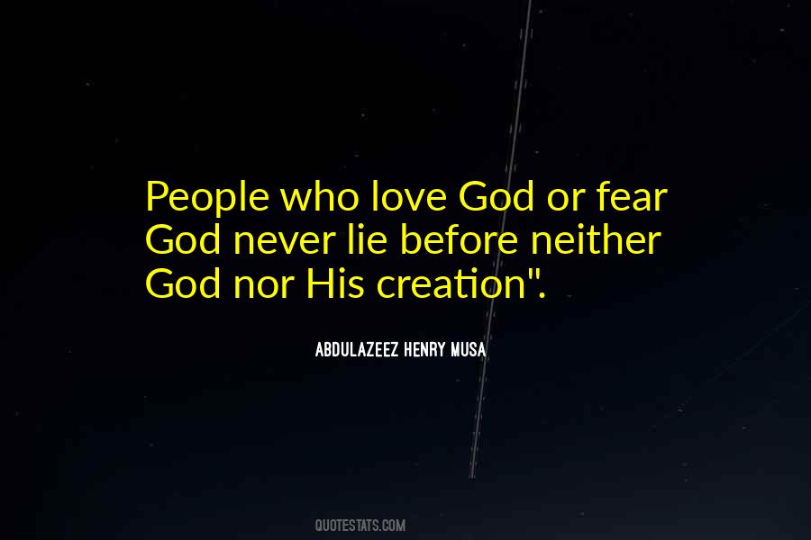 Fear God Sayings #194737