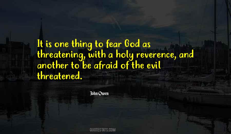 Fear God Sayings #315449