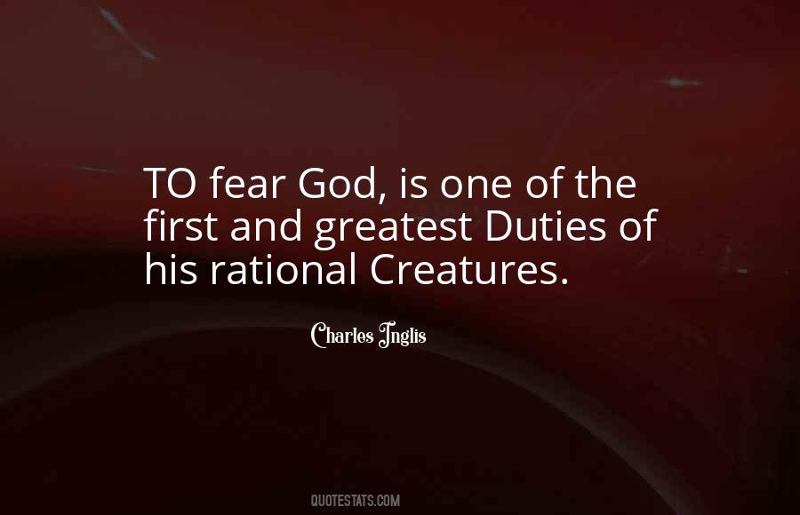 Fear God Sayings #416920