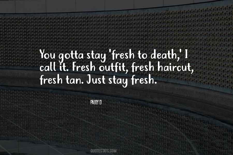 Fresh Haircut Sayings #1789242