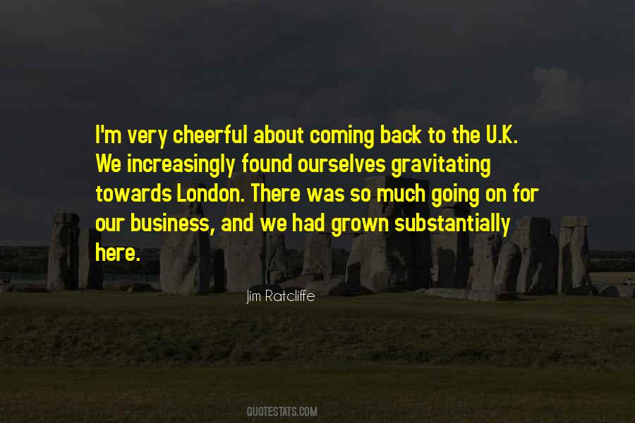 Going To London Sayings #1475507