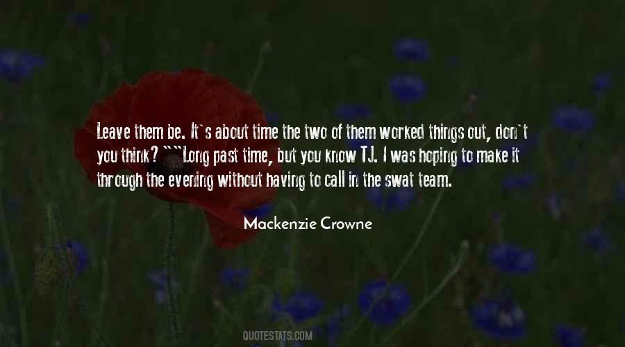 Quotes About Past Time #1190778