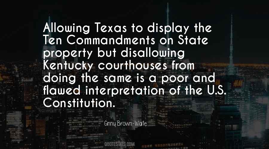 Quotes About The State Of Texas #77639