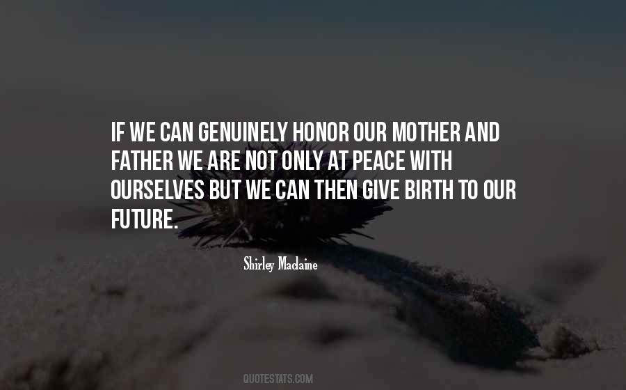 Honor Mother Sayings #1115695