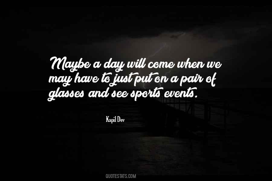 Quotes About Sports Events #110855