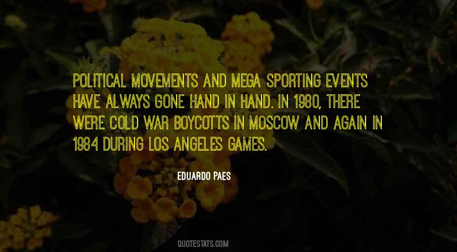 Quotes About Sports Events #1434952