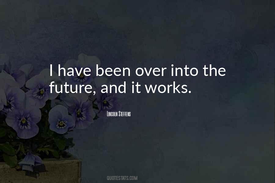 Into The Future Sayings #923558