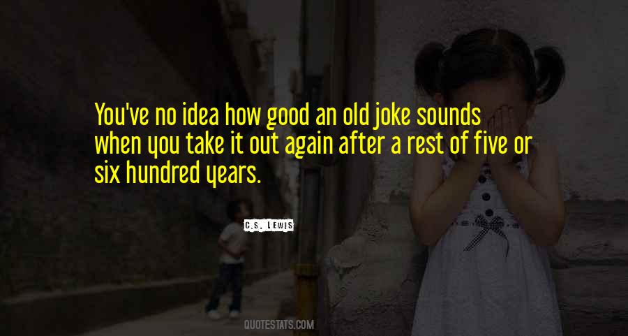 Old Joke Sayings #1200459