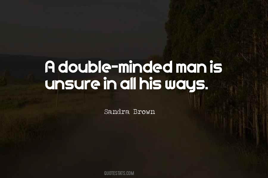 Quotes About Double Minded #179138