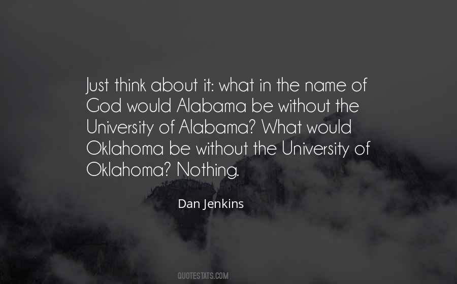 University Of Oklahoma Sayings #1784544