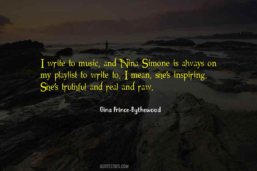 Quotes About Inspiring Music #104672