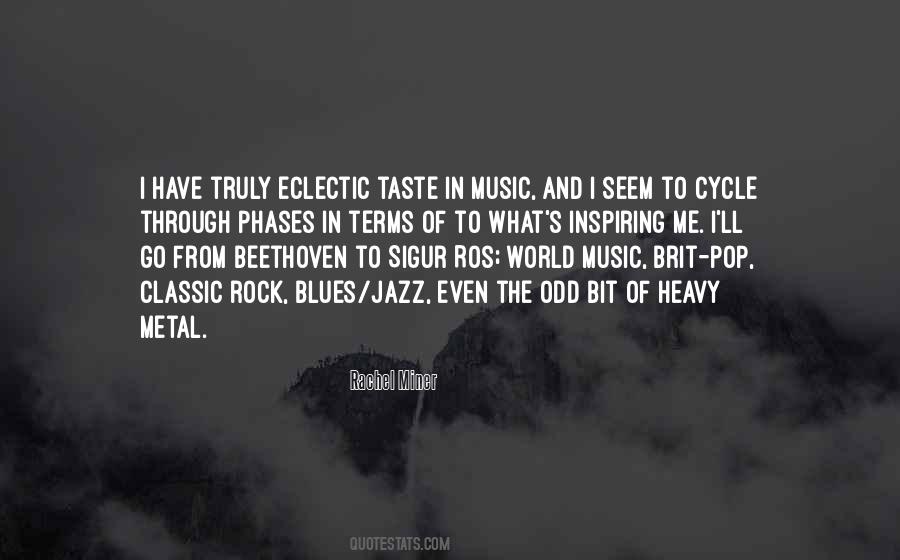 Quotes About Inspiring Music #125107