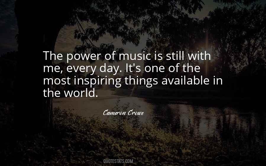 Quotes About Inspiring Music #1673819