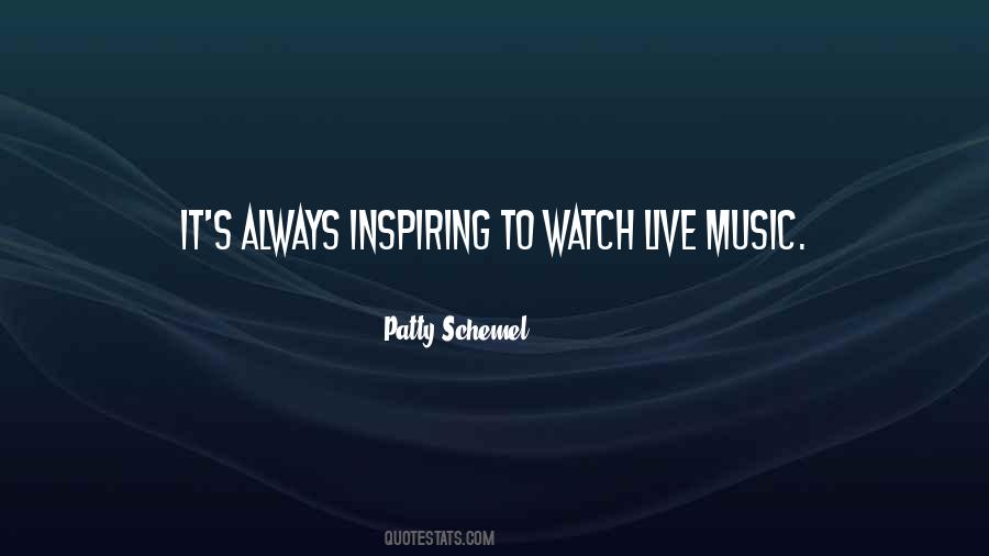 Quotes About Inspiring Music #678177