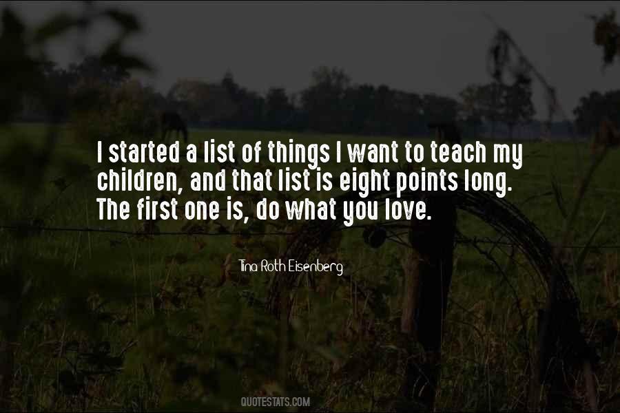 List Love Sayings #179191