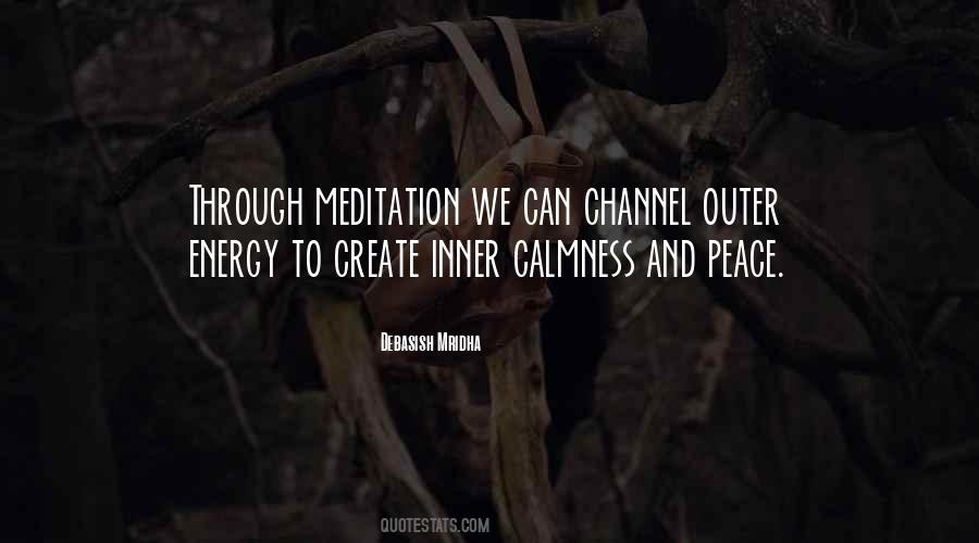 Meditation Quotes Sayings #554296