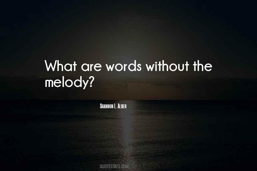 Melody Music Sayings #596501