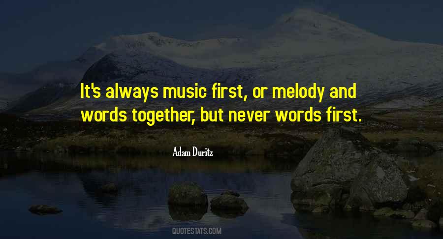 Melody Music Sayings #646946