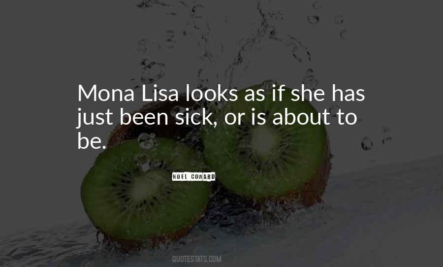 Quotes About Mona Lisa #1704348