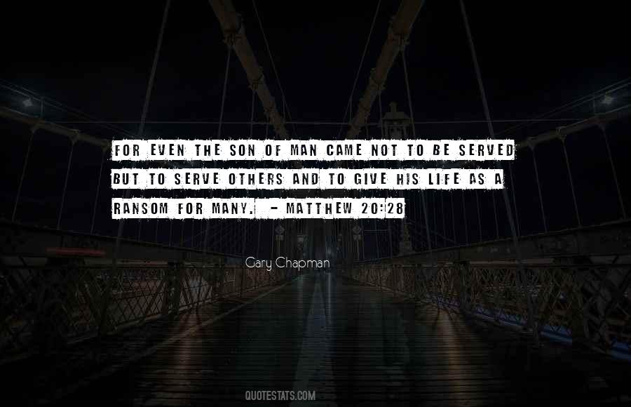 Son Of Man Sayings #1269526