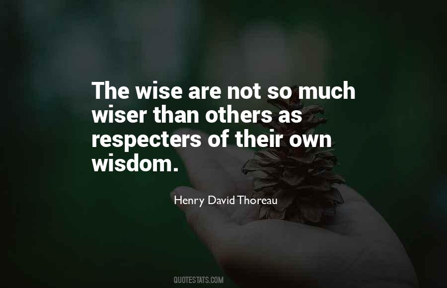 Own Wisdom Sayings #91942