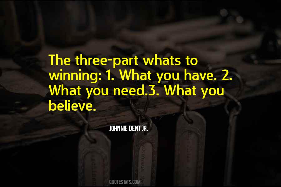 Three Part Sayings #100415