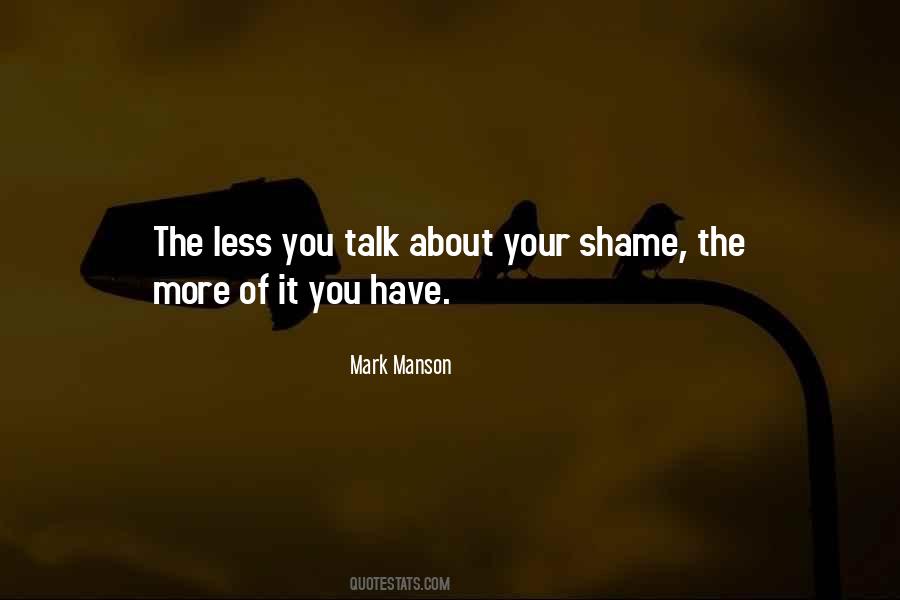 Quotes About Shame #1760514