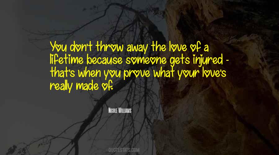 Prove Your Love Sayings #166239