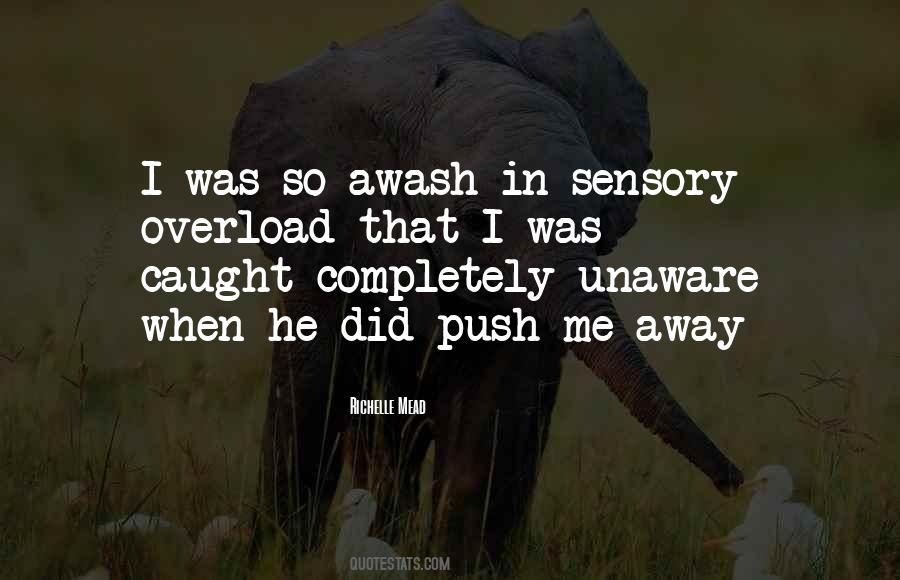 Push Me Away Sayings #1824091