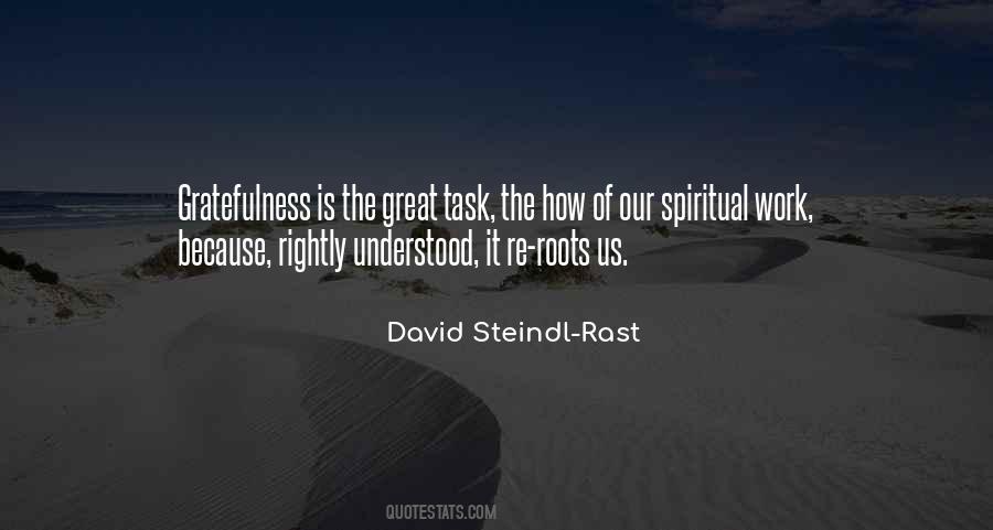 David Steindl Rast Sayings #735025