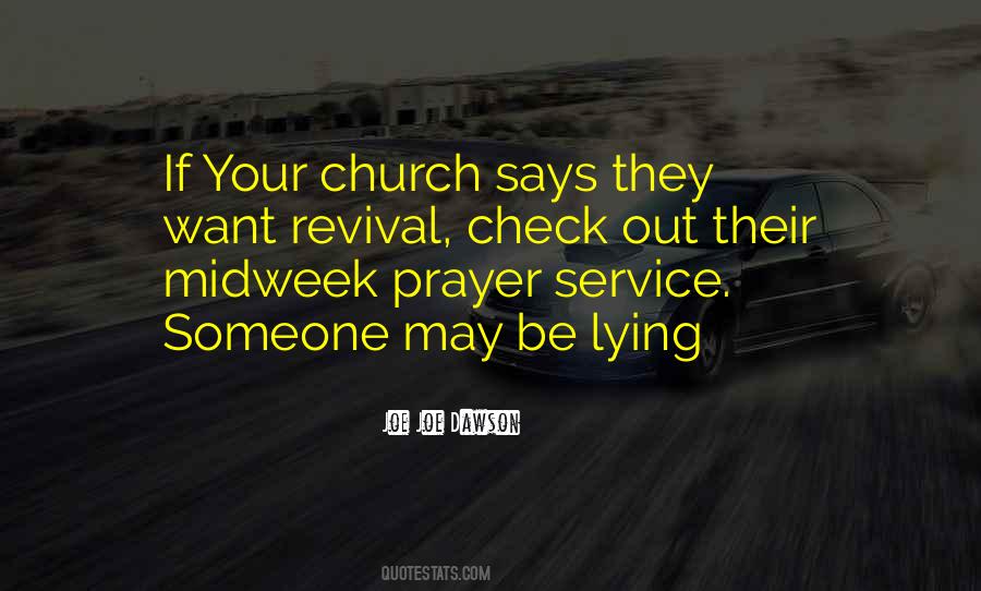 Church Revival Sayings #228613