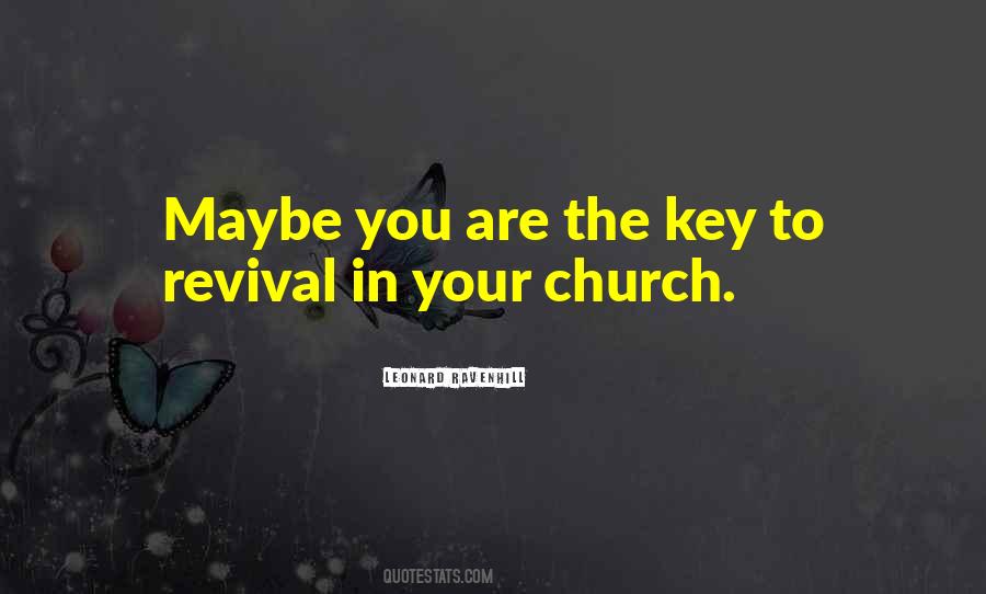 Church Revival Sayings #828859