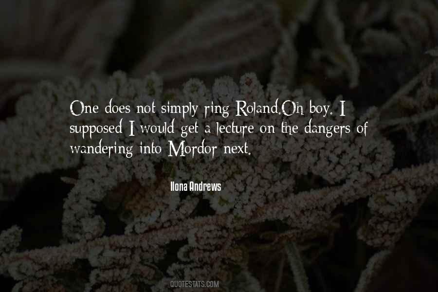Ring Quotes And Sayings #1645839