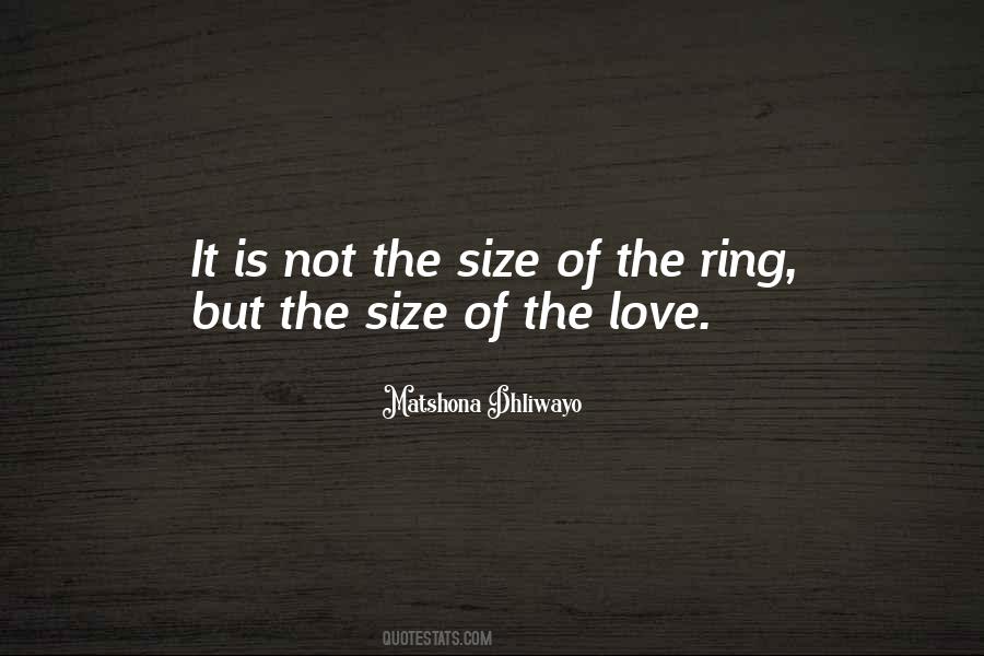 Ring Quotes And Sayings #395833